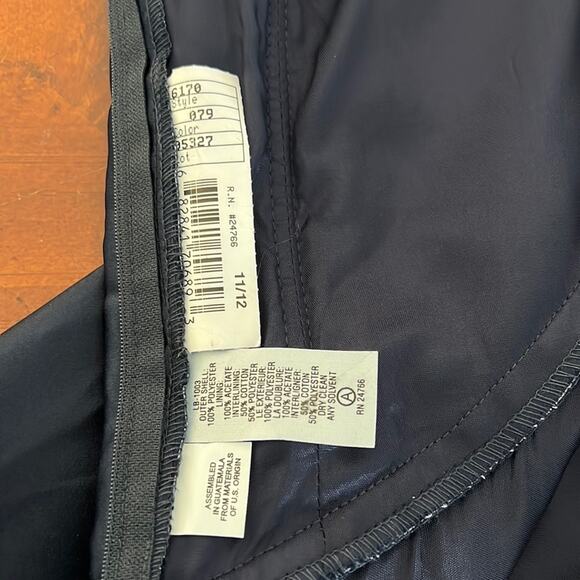 Alfred Angelo Navy Blue Strapless Formal Gown Prom Evening Size 11 Beaded - Picture 8 of 15